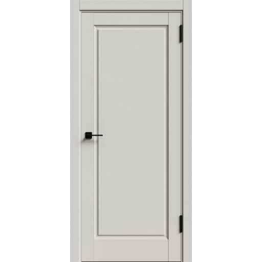 Дверь межкомнатная Дубрава Сибирь Симфония ЭТЮД Платина, глухое полотно